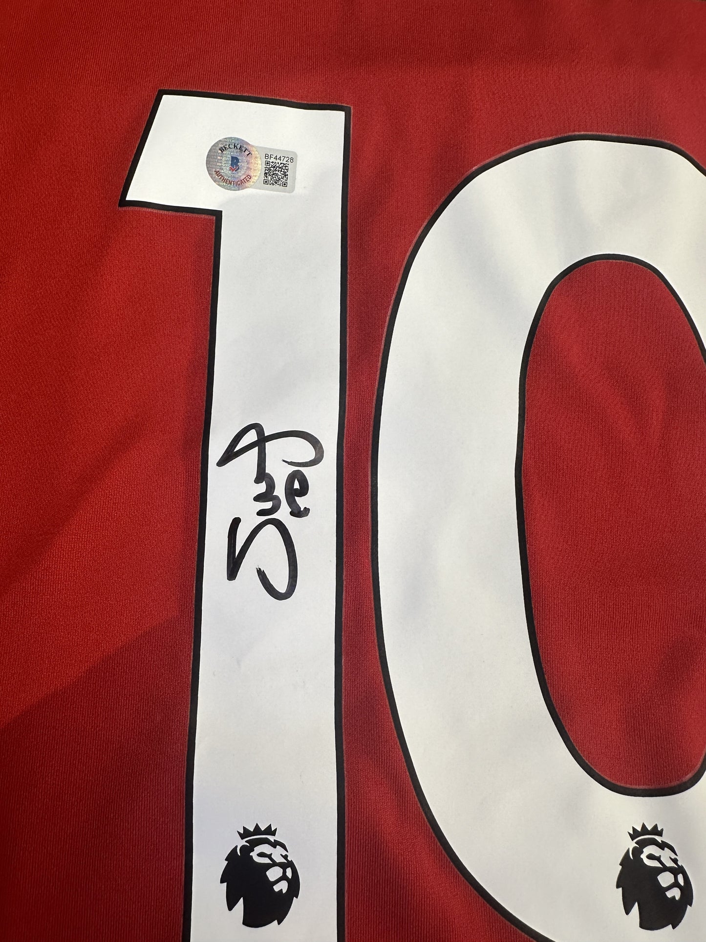 Sadio Mane Autographed Hand Signed Liverpool Jersey - Beckett COA