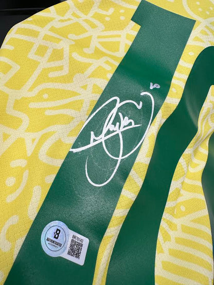 Neymar Jr. Autographed Hand Signed Custom Brazil Jersey - Beckett COA