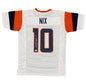 Bo Nix Autographed Hand Signed Custom Denver Broncos Jersey - Beckett COA