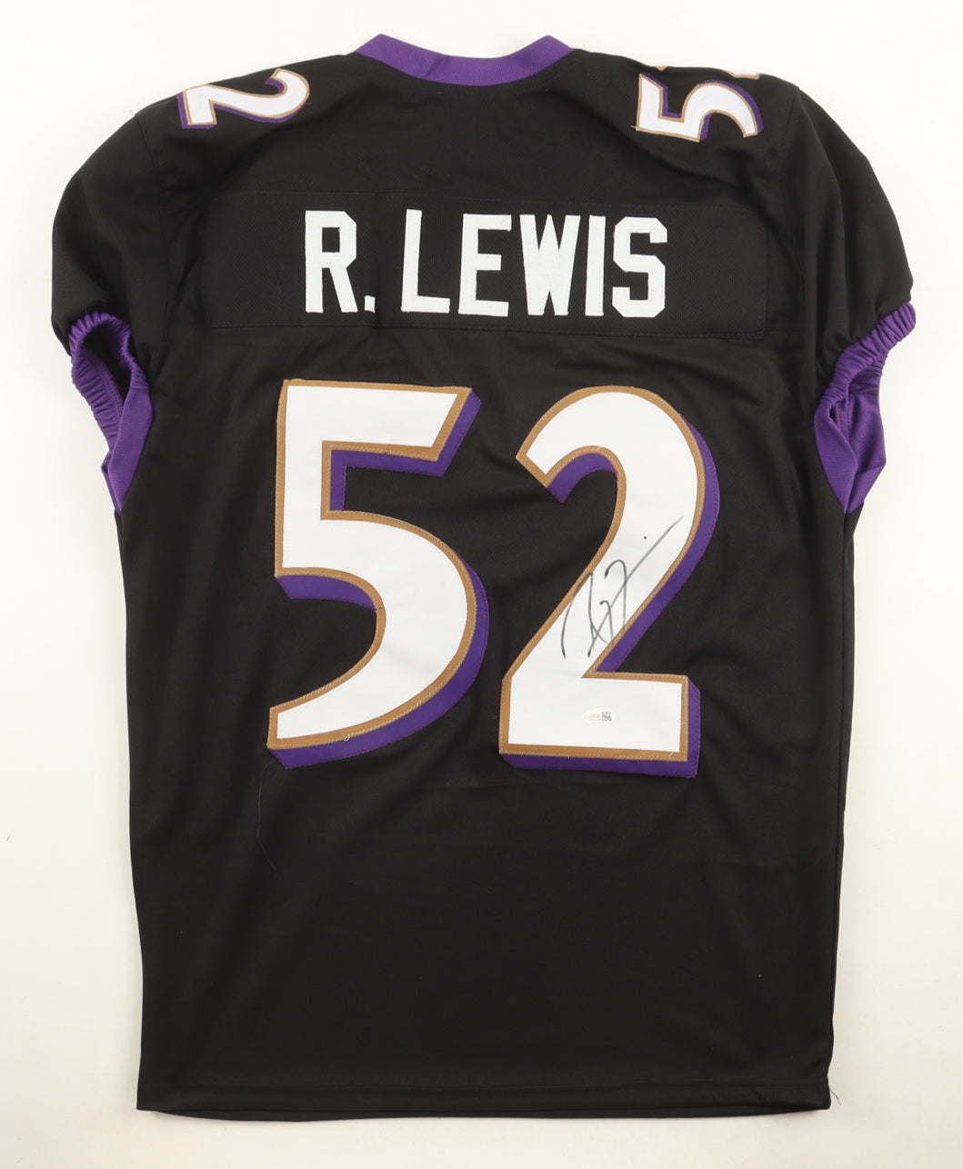 Ray Lewis Autographed Hand Signed Custom Baltimore Ravens Jersey - JSA COA