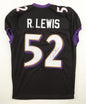 Ray Lewis Autographed Hand Signed Custom Baltimore Ravens Jersey - JSA COA