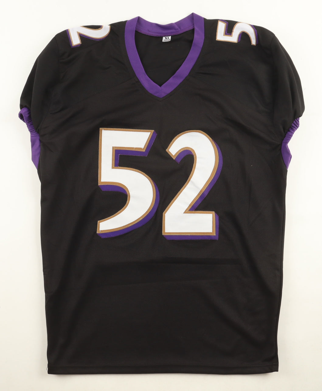 Ray Lewis Autographed Hand Signed Custom Baltimore Ravens Jersey - JSA COA