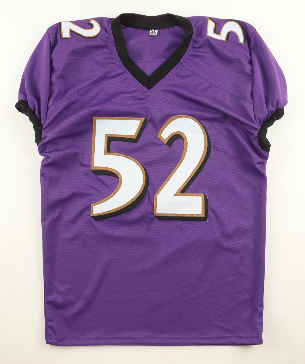 Ray Lewis Autographed Hand Signed Custom Baltimore Ravens Jersey - JSA COA