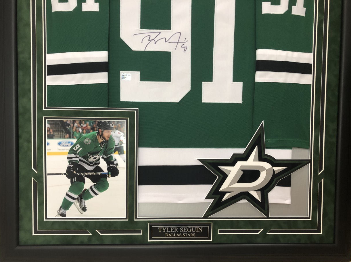 Tyler Seguin Autographed Hand Signed Custom Framed Dallas Stars Jersey