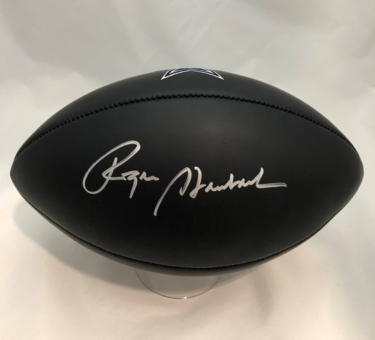 Roger Staubach Autographed Hand Signed Football - JSA COA