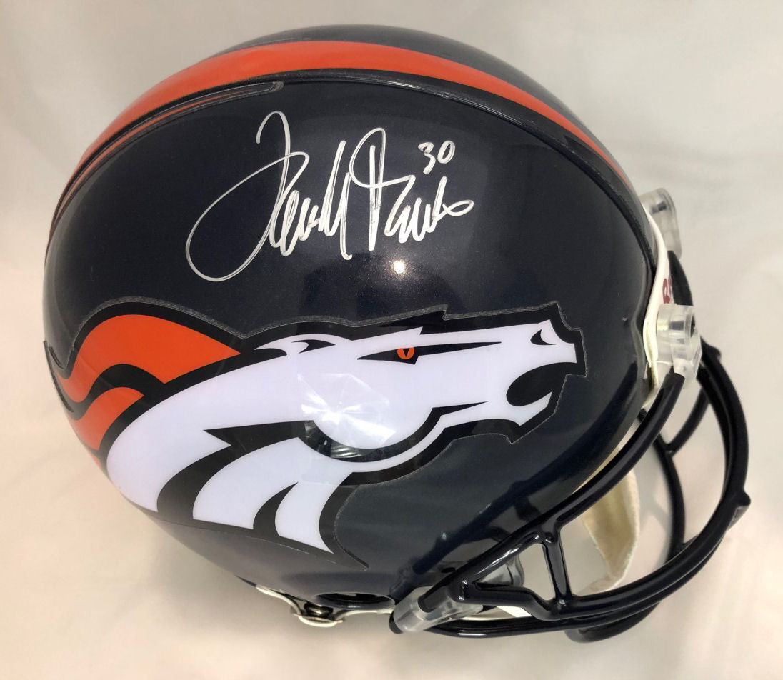 Terrell Davis Signed Full Size Authentic Denver Broncos Helmet