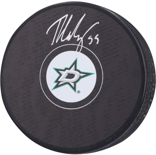 Thomas Harley Autographed Hand Signed Dallas Stars Puck - Fanatics COA