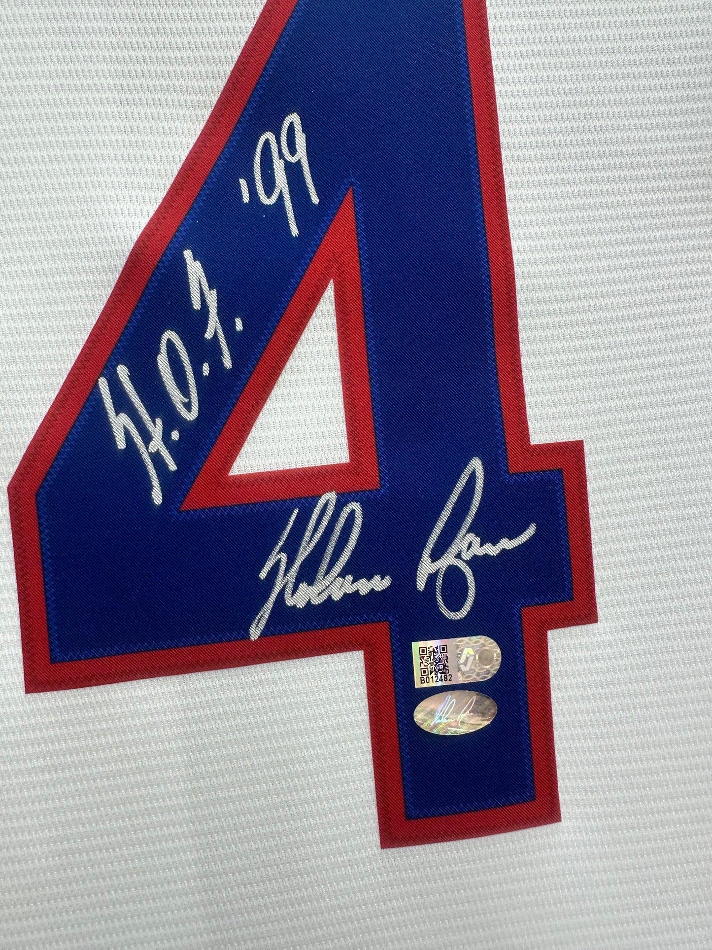 Nolan Ryan Autographed Hand Signed Custom Framed Texas Rangers Jersey