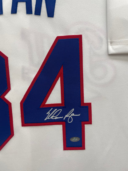 Nolan Ryan Autographed Hand Signed Custom Framed Texas Rangers Jersey - Nolan Ryan Holo