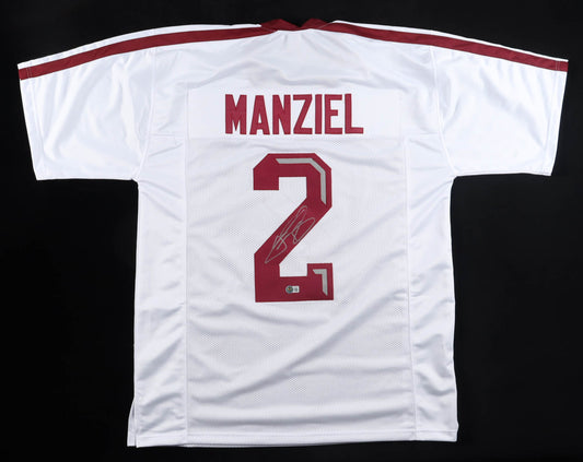 Johnny Manziel Autographed Hand Signed Custom Texas A&M Jersey - Beckett COA