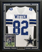 Jason Witten Autographed Hand Signed Custom Framed Dallas Cowboys Jersey